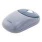 Mouse Inalámbrico FUN | Recargable| 2.4G & Bluetooth | 4 Niveles de DPI | Silencioso | Ergonómico | 5 Botones | Compatible con Windows, macOS 10.5, Android iOS Linux y Chrome OS | Color Azul.