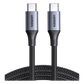 Cable USB-C a USB-C | 2 Metros | Potencia de Carga 240W | 48V/5A | PD3.1 /3.0 | 480 Mbps | Chip E-Market | Carcasa de Aluminio | Nylon Trenzado.