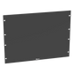 Tapa Ciega Para Rack Estándar de 19in, Plano, de Acero, 8UR, Color Negro