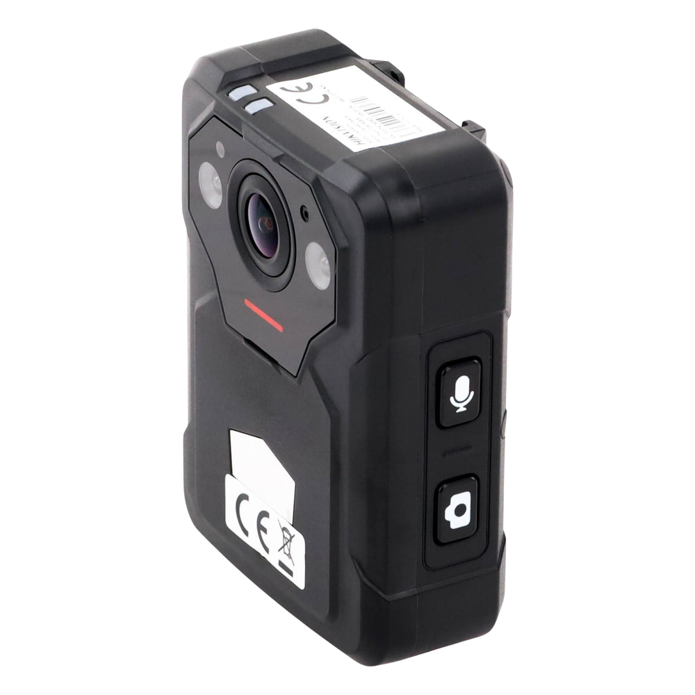 Body Camera Portátil / Grabación a 2K (4 Megapixel)  / Fotos de Hasta 40 Megapixel / IP67 / H.265 / 64 GB de Almacenamiento / Microfono Integrado / GPS