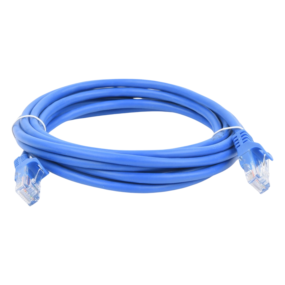 Cable de Parcheo UTP Cat5e - 3 Metros (9.84 Pies) - Azul