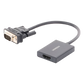 VGA Macho / Salida: HDMI Hembra / Resolución de 1080P@60Hz / Puerto Estéreo de 3.5 mm / Plug and Play, Sin Controlador / Longitud del Cable 15 cm (5.91 Pulgadas). / Incluye Cable de Alimentación USB / Incluye Cable de Audio de 3.5mm.