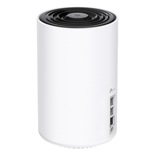 Router Inalámbrico MESH Interior para Hogar / Doble Banda Wi-Fi 6E AX5400 Mbps / 3 Puerto Gigabit WAN/LAN / 4 Antenas Internas / Administración Mediante la App Deco (iOS, Android) / Protección HomeShield