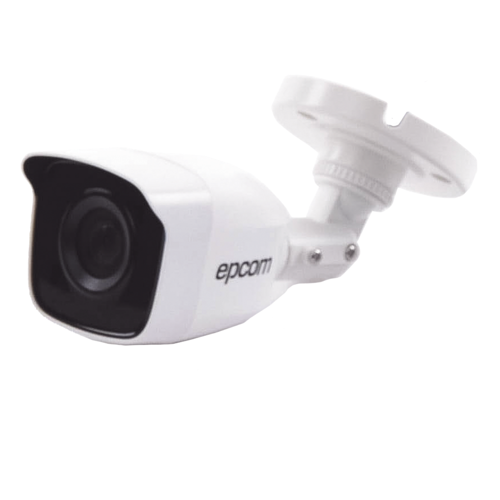Bala TURBOHD 2 Megapíxeles (1080p) / Gran Angular 103° / Lente 2.8 mm / IR EXIR Inteligente 20 mts / Exterior IP66 / dWDR / TVI-AHD-CVI-CVBS / Policarbonato