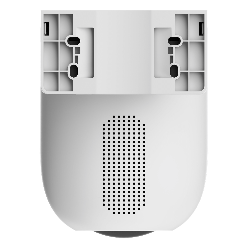 Cámara PT / Wi-Fi / Resolución 3 Megapixel (2K) / Audio de Dos Vías / Visión Nocturna en Color / AI Detección de Humanos y Vehículos / Defensa Activa con Sirena y Luz Estroboscópica / IP65
