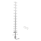 Antena Yagi para 806-960 MHz (Celular 850), 15 dBi.