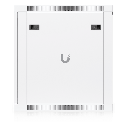 UACC Rack Cabinet 12U (598 x 600 mm) - Gabinete Cerrado para Montaje en Pared con Puerta Frontal de Vidrio Templado, Totalmente Ensamblado con Ventiladores Integrados y Paneles Removibles