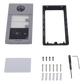 Videoportero IP 2 Megapixel / Llamada y Apertura Remota desde App Hik-Connect (requiere monitor) / PoE / Exterior IP65 + Antivandalico IK08 / 2 Departamentos / Apertura con Tarjeta / Soporta 2 Puertas y hasta 6 Monitores