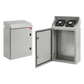 Gabinete Rack 12 UR ProTek Tipo 3R Exterior con Ventiladores y Termostato / 61.2 cm x 60 cm x 61 cm (24.09 in x 23.6 in x 24 in) / Acero Gris RAL 7035 / Protección IP32 IK10