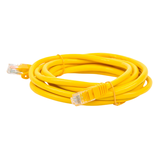 Cable de Parcheo UTP Cat6 - 3.0 Metros (9.84 Pies) - Amarillo