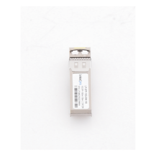 Transceptor Óptico SFP+ (Mini-Gbic) / Monomodo 1550 nm / 10 Gbps / 10GBASE-ZR / Conectores LC/UPC Dúplex / DDM / Hasta 100 km