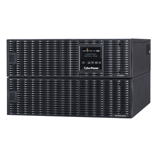 UPS de 10000 VA/10000 W, Online Doble Conversión, 200 - 240 Vac de Entrada, 200 - 240 Vac de Salida, Terminal Hardwired, Onda Senoidal Pura, Torre o Rack de 6 UR, Con 3 Tomas NEMA L6-30R