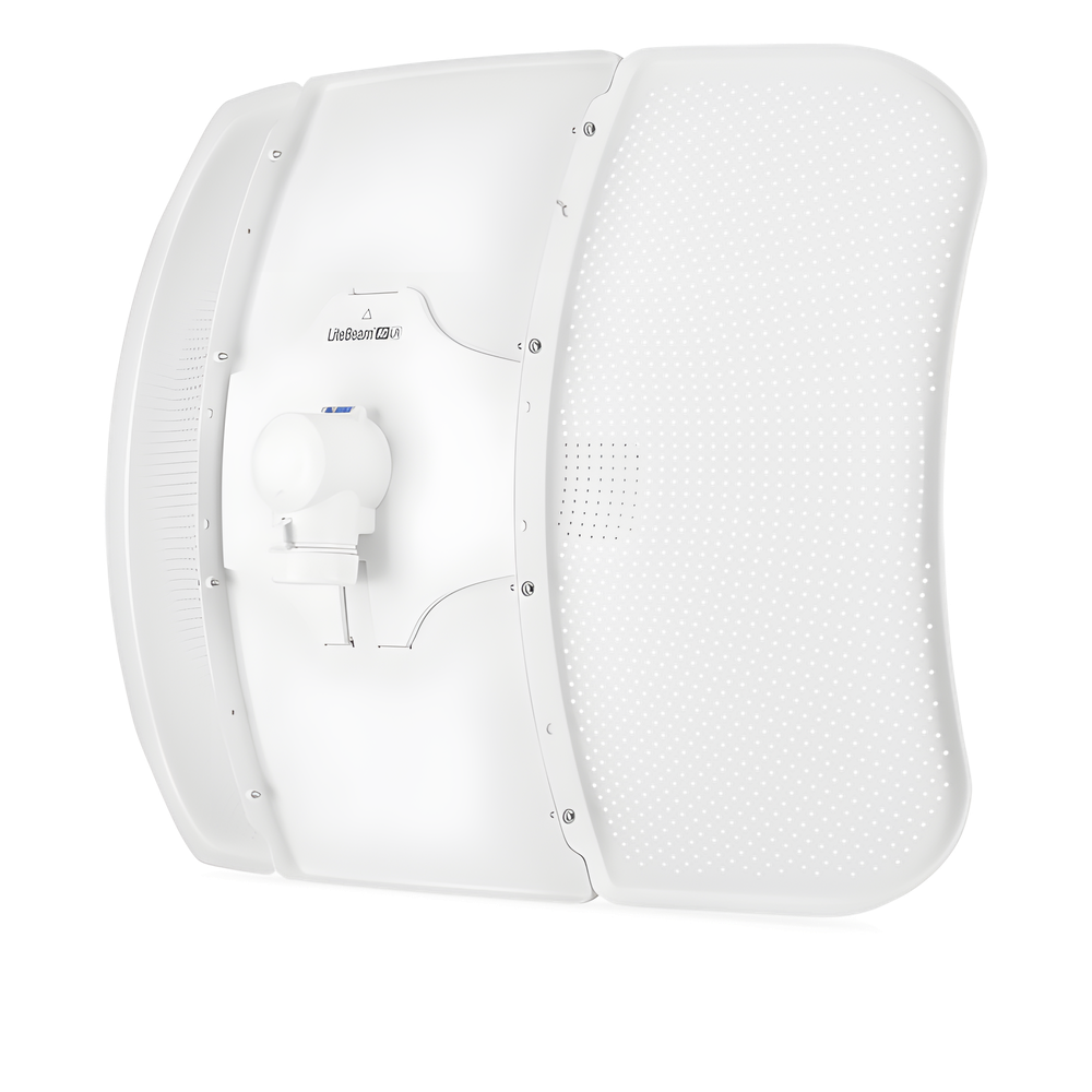LiteBeam 2x2 MIMO airMAX AC Long Range CPE hasta 450 Mbps, 5 GHz (5150 - 5875 MHz) con antena integrada de 26 dBi