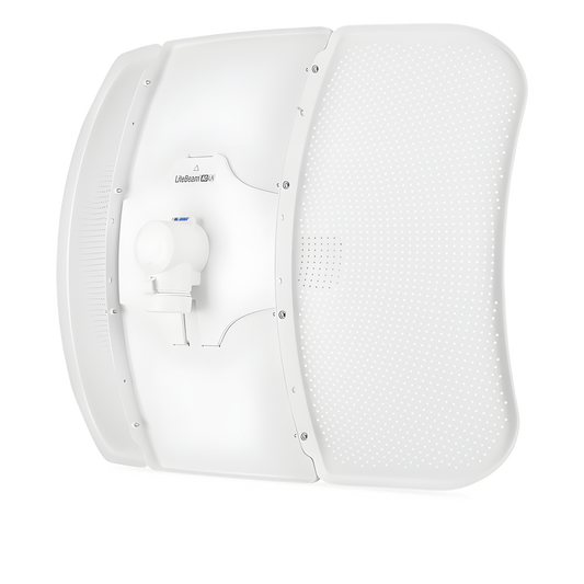 LiteBeam 2x2 MIMO airMAX AC Long Range CPE hasta 450 Mbps, 5 GHz (5150 - 5875 MHz) con antena integrada de 26 dBi