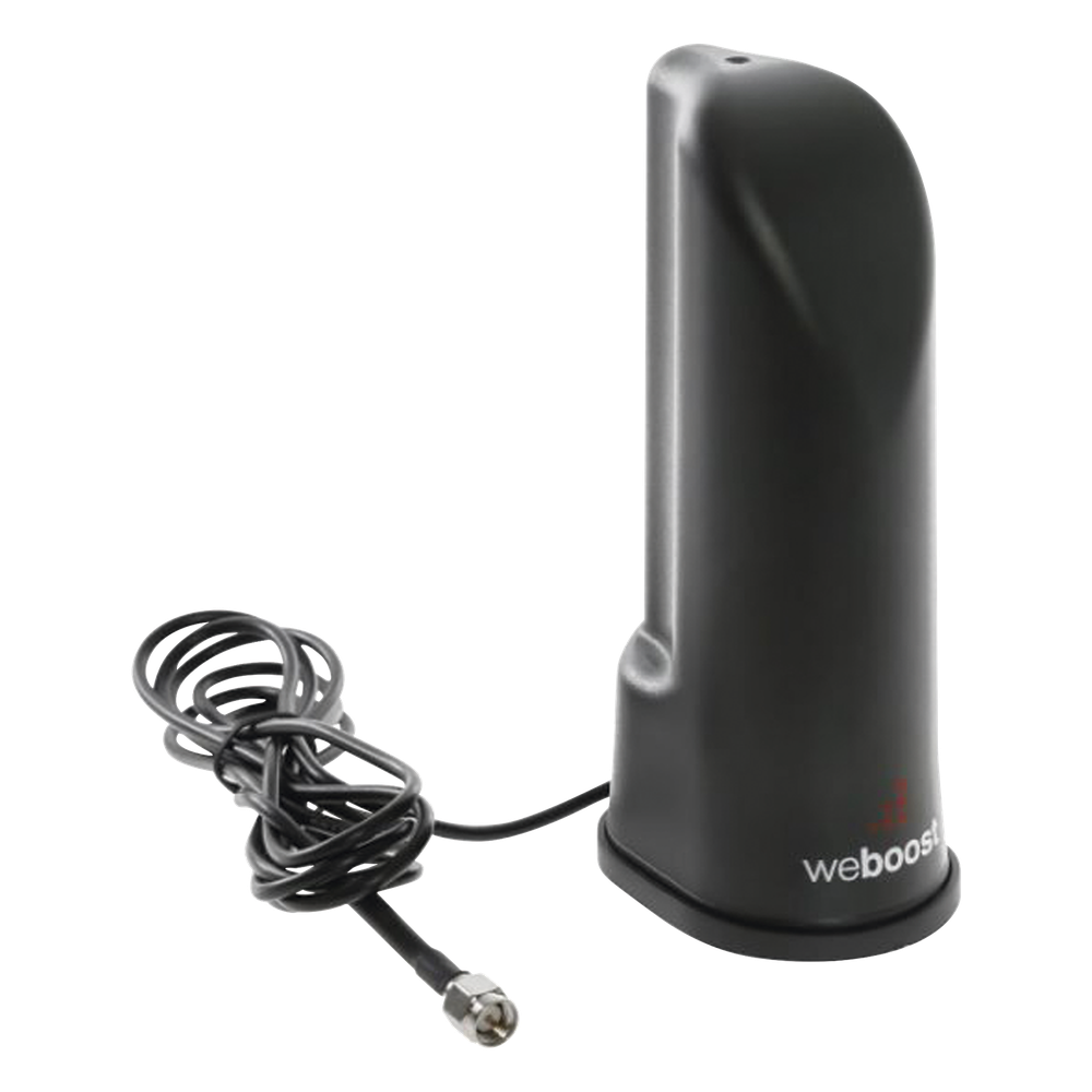 Antena de escritorio tipo cilindro color negra. Cubre las bandas de frecuencia celular. Especial para amplificadores y dispositivos celulares 4G y 3G. Con 1.52 m de cable RG-174 y con conector SMA macho.