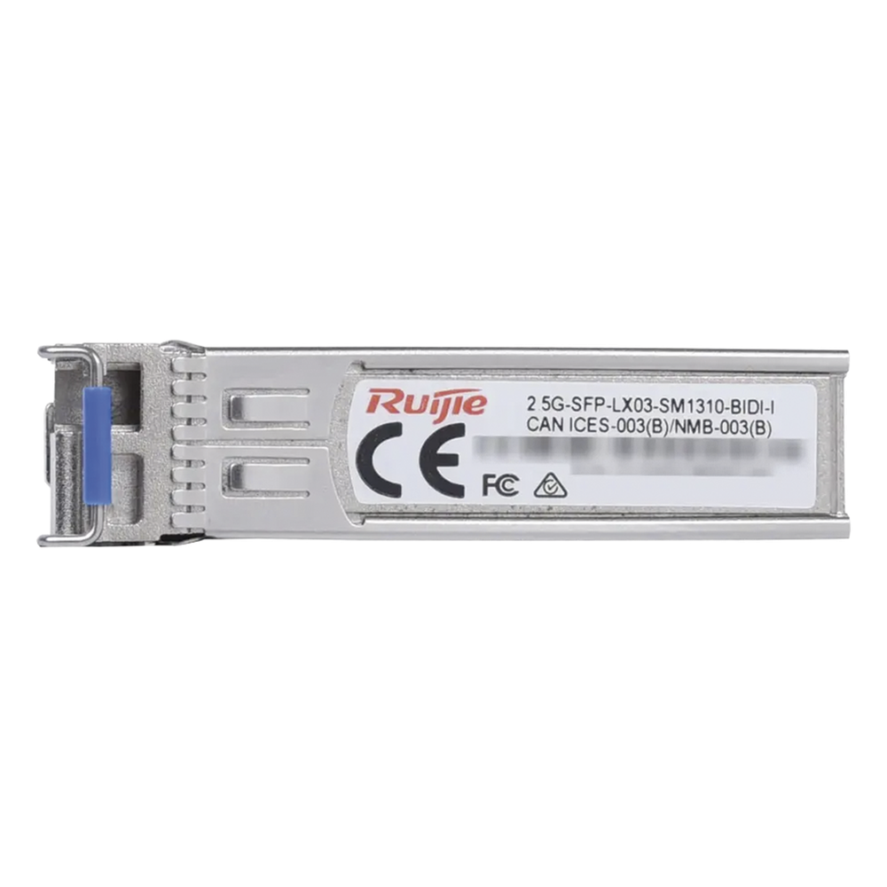 Transceptor Lado (A) un Hilo BiDi SFP 2.5Gb LC Monomodo Tx 1310nm / Rx 1550nm, hasta 3km