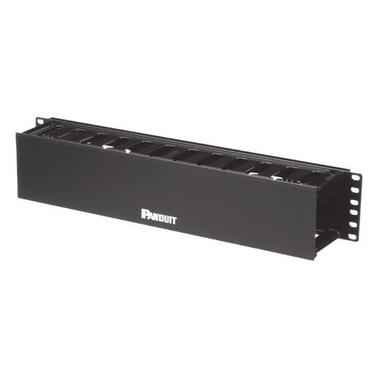 Organizador de Cables Horizontal PatchLink, Sencillo (Solo Frontal), Para Rack de 19in, 2UR