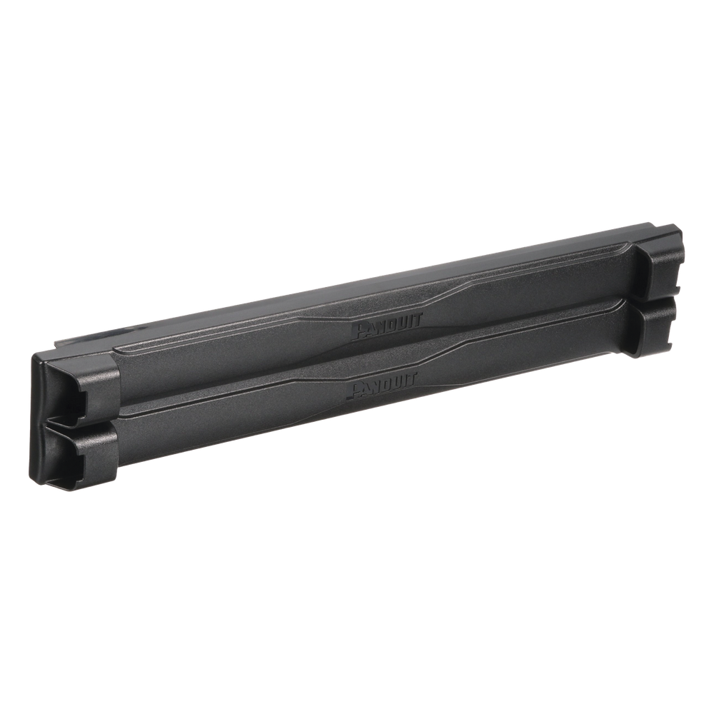 Tapa Ciega Estándar de 19in, Compatible con Racks con Rieles de Orificio Cuadrado, Instalación sin Herramienta, Plano, 2 UR, Color Negro