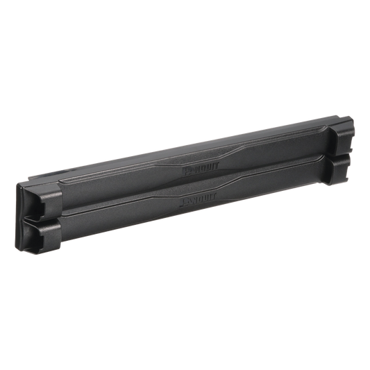 Tapa Ciega Estándar de 19in, Compatible con Racks con Rieles de Orificio Cuadrado, Instalación sin Herramienta, Plano, 2 UR, Color Negro