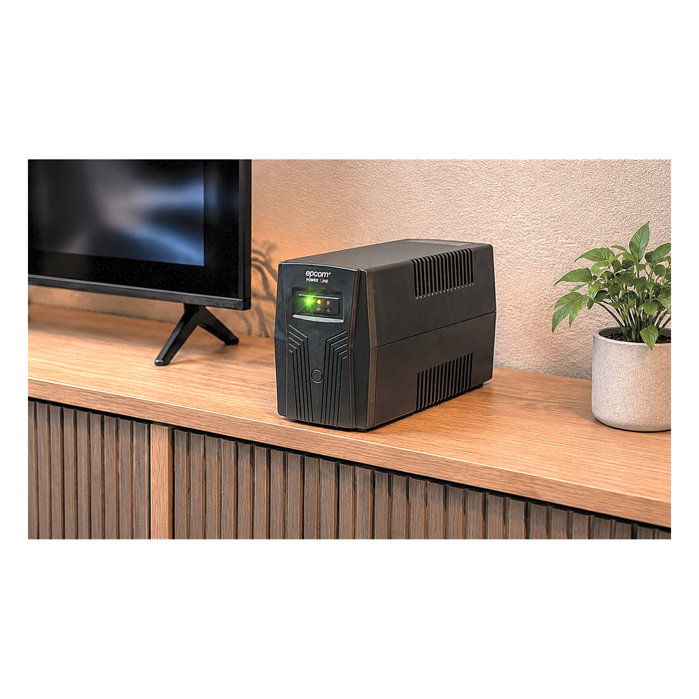 UPS de 1,000VA/600W / Topología Línea Interactiva / Entrada y Salida 120 Vca / Clavija NEMA 5-15P / 6 Tomas NEMA 5-15R