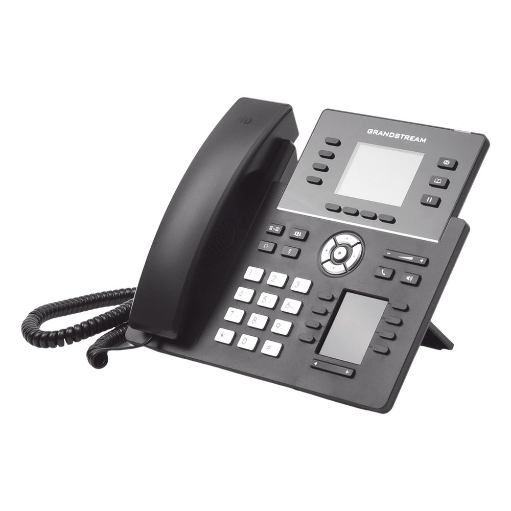 Teléfono IP Wi-Fi, Grado Operador, 4 líneas SIP con 4 cuentas, pantalla a color 2.8", puertos Gigabit, Bluetooth, PoE, codec Opus, IPV4/IPV6 con gestión en la nube GDMS