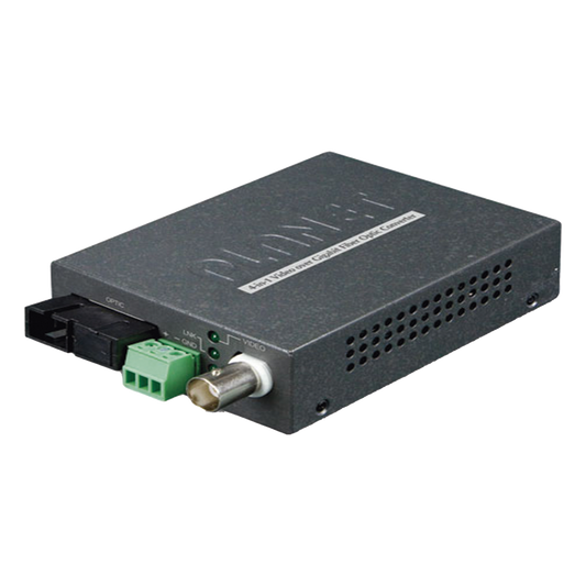 Kit Convertidor de Medios de Video Sobre Fibra Gigabit WDM-SC, Monomodo a 20 km, Tipo de Video AHD/TVI/CVI/CVBS