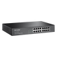 Switch no administrable de 16 puertos 10/100 Mbps de escritorio y para montaje en rack
