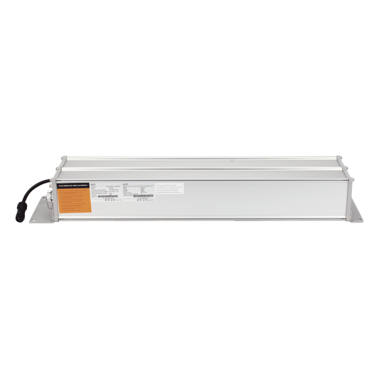Batería de Ion-Litio para Videovigilancia 1280 Wh,  100Ah,  Controlador Incluido, Conexión Directa a Panel Solar y Salida de 12 Vcc o 24 Vcc