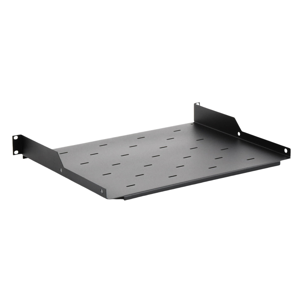 Charola para Soportar Equipos en Rack de 19, Profundidad de 34 cm, Color Negro, 1U