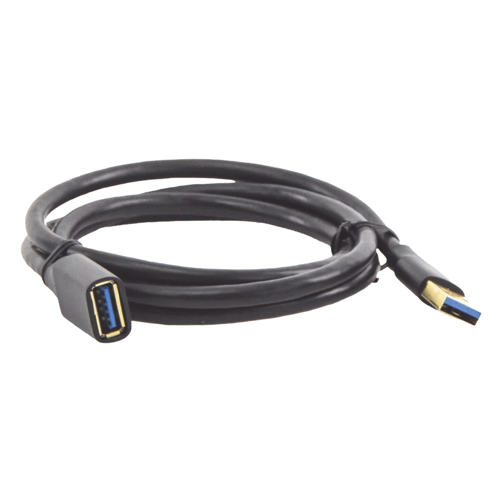 Cable Extensor USB 3.0 / 1 Metro / Macho-Hembra / 5 Gbps / Ultra Durabilidad / Núcleo de cobre estañado 28/22 AWG / Blindaje interior múltiple / Ideal para teclado, mouse , etc.