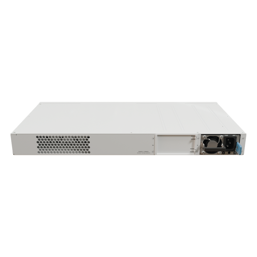 Cloud Router Switch 16 puertos, 8 PoE+ y 8 PoE++, Fuentes redundantes Hot-Swap