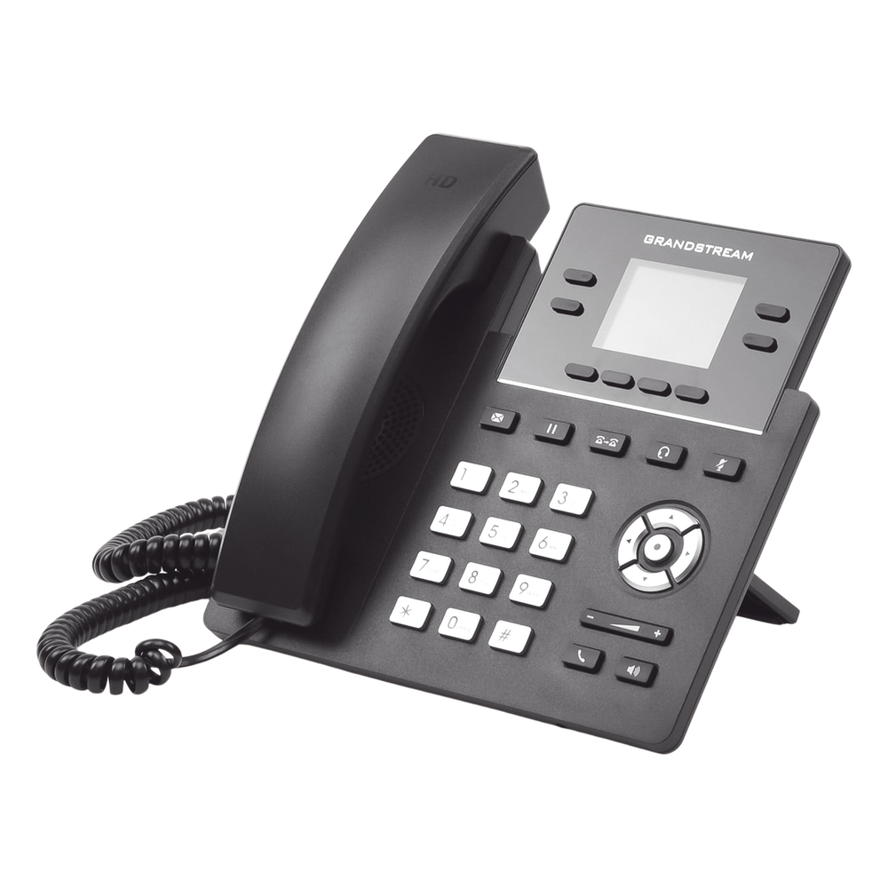 Teléfono IP Wi-Fi, Grado Operador, 4 líneas SIP con 2 cuentas, pantalla a color 2.4", codec Opus, IPV4/IPV6 con gestión en la nube GDMS