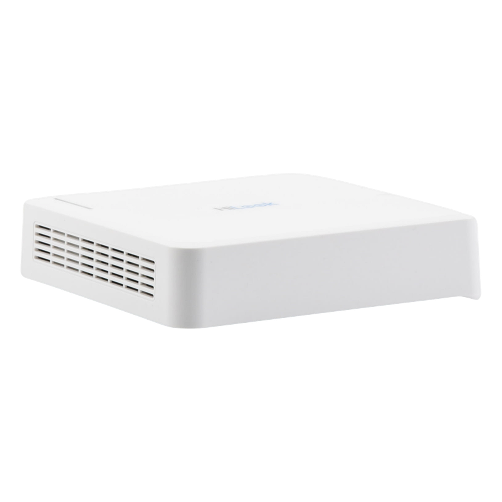 NVR 4 Megapixel (Compatibles con Cámaras AcuSense) / 4 Canales IP / 4 Puertos PoE+ / 1 Bahía de Disco Duro / Salida en Full HD