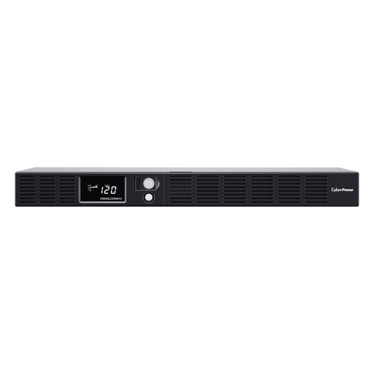UPS de 500 VA/300 W, Topología Línea Interactiva, Entrada 120 Vca NEMA 5-15P, Tipo Rack 1 UR, Con 6 Tomas NEMA 5-15R