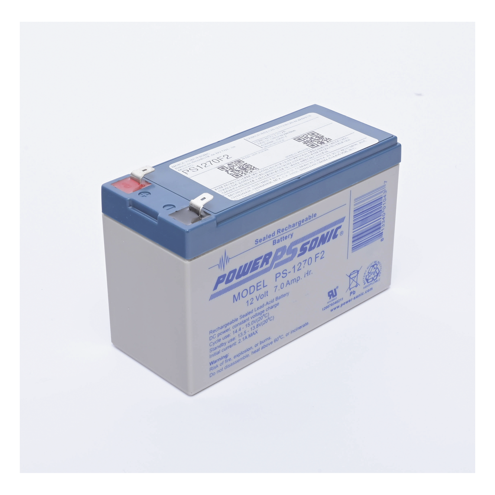 Batería 12V, 7AH, Para Respaldo, Tecnologías AGM/VRLA, 5 Años Vida Útil, Terminales F2, Reconocida UL