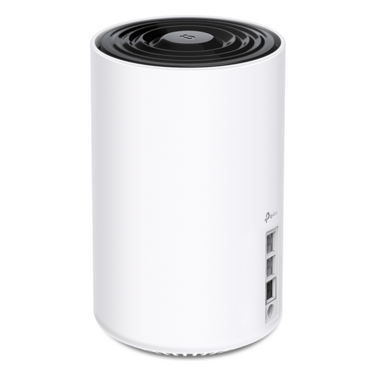 Router Inalámbrico MESH Interior para Hogar / Doble Banda Wi-Fi 6E AX5400 Mbps / 1 Puerto 2.5G WAN/LAN / 2 Puertos 1G WAN/LAN / 4 Antenas Internas / Administración Mediante la App Deco (iOS, Android) / Protección HomeShield