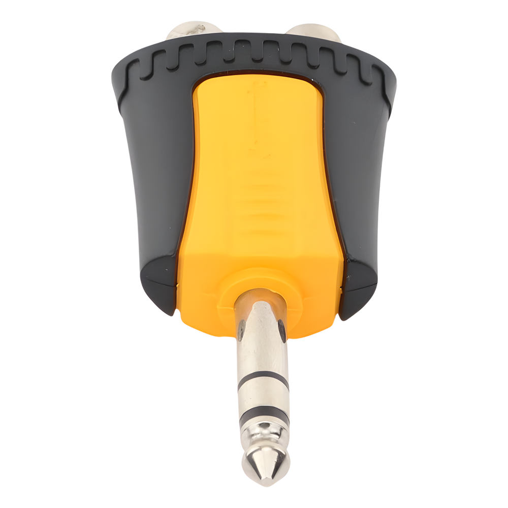 Conector Estéreo |  1/4in - 2 x RCA hembra | Adaptador de Carcasa de Plastico |