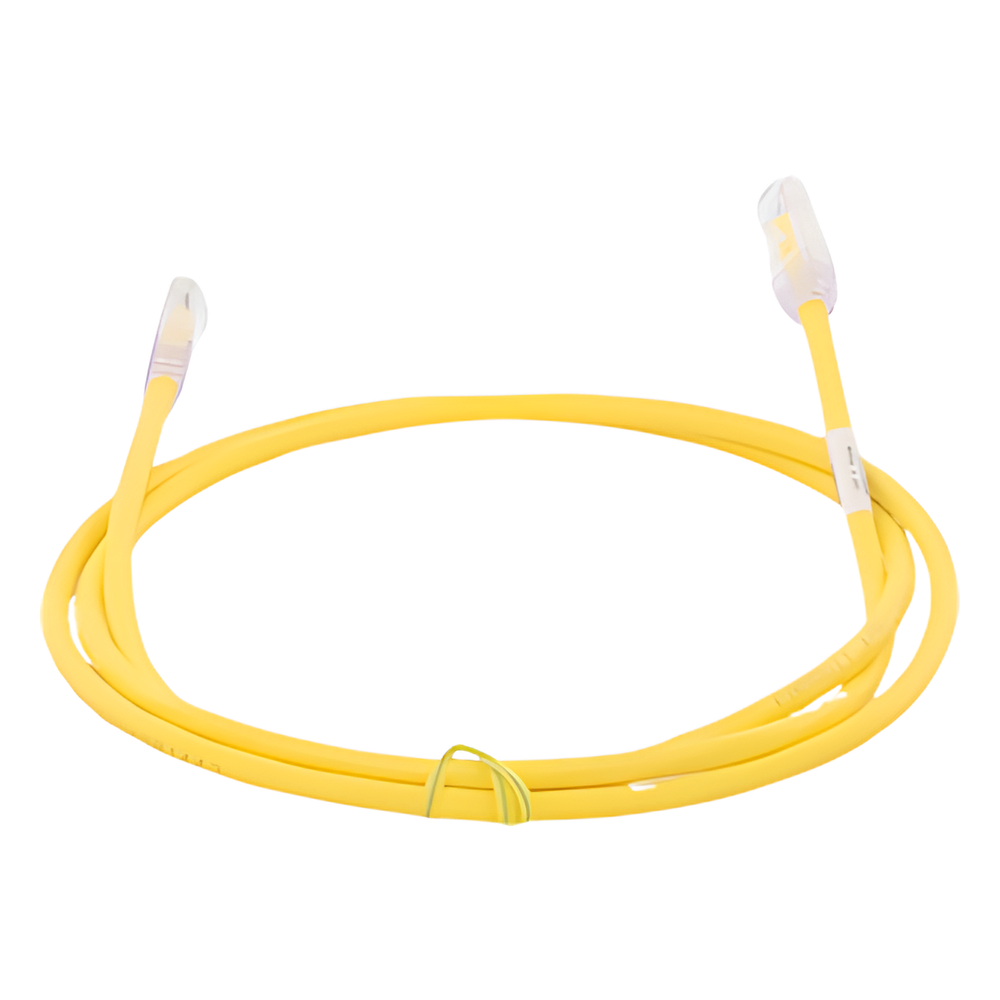 Cable de Parcheo UTP Categoría 6, con Plug Modular en Cada Extremo - 1.5 Metros (4.92 Pies) - Amarillo