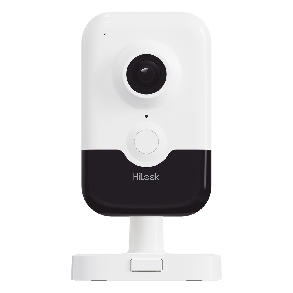 Cubo IP 2 Megapixel / Lente 2.8 mm (Gran Angular) / Audio Bidireccional / WiFi / Memoria Micro SD /AcuSense / Notificacion Push / Interior / H.265+