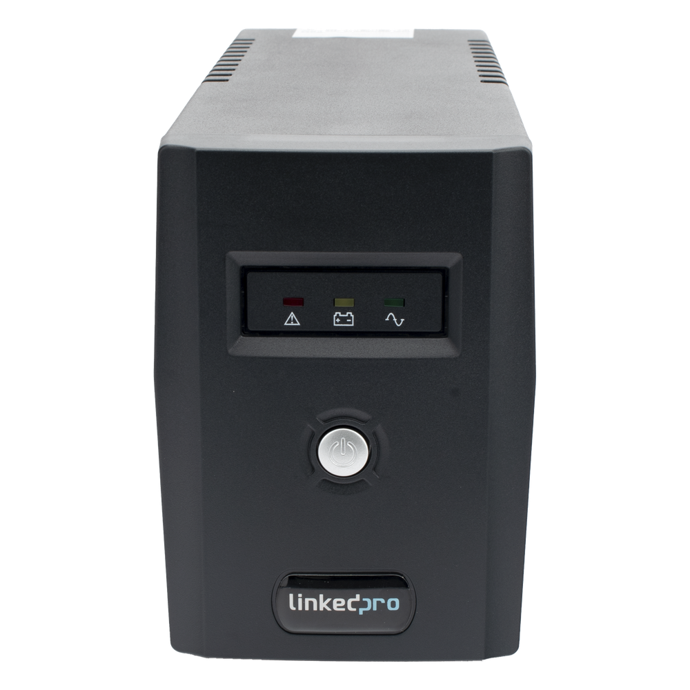 UPS 800VA/480 W Línea Interactiva 120Vca / 6 tomas 5-15R (4 Respaldadas) / Regulación de Voltaje / Protección RJ45