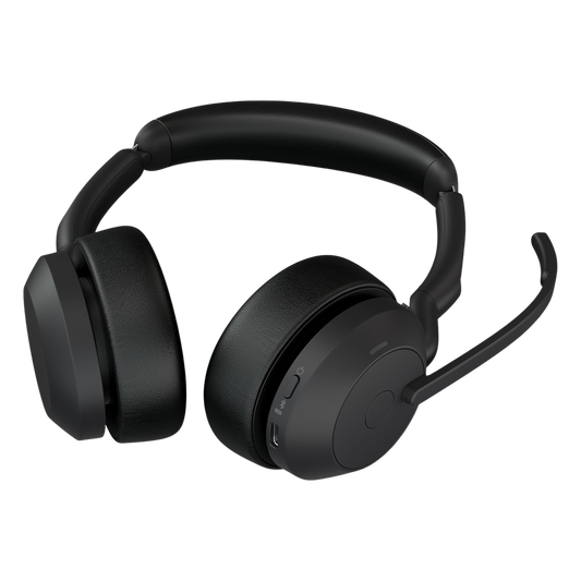 Diadema / Auricular Jabra Evolve2 55 Stereo / Bluetooth 5.2 + USB-A / Cancelación Activa de Ruido / 18h Batería (25599-999-999)