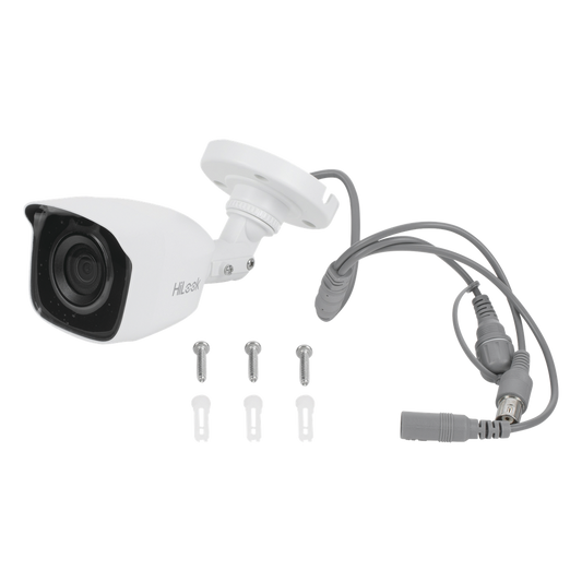 Bala TURBOHD 5 Megapíxel / Lente 2.8 mm (85° de Visión) / Exterior IP66 / IR EXIR 20 mts / TVI-AHD-CVI-CVBS/ Metal