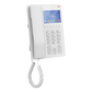 Teléfono IP Hotelero con pantalla LCD a color, 2 líneas SIP con 2 cuentas, codec Opus, IPV4/IPV6, color blanco, con gestión en la nube GDMS