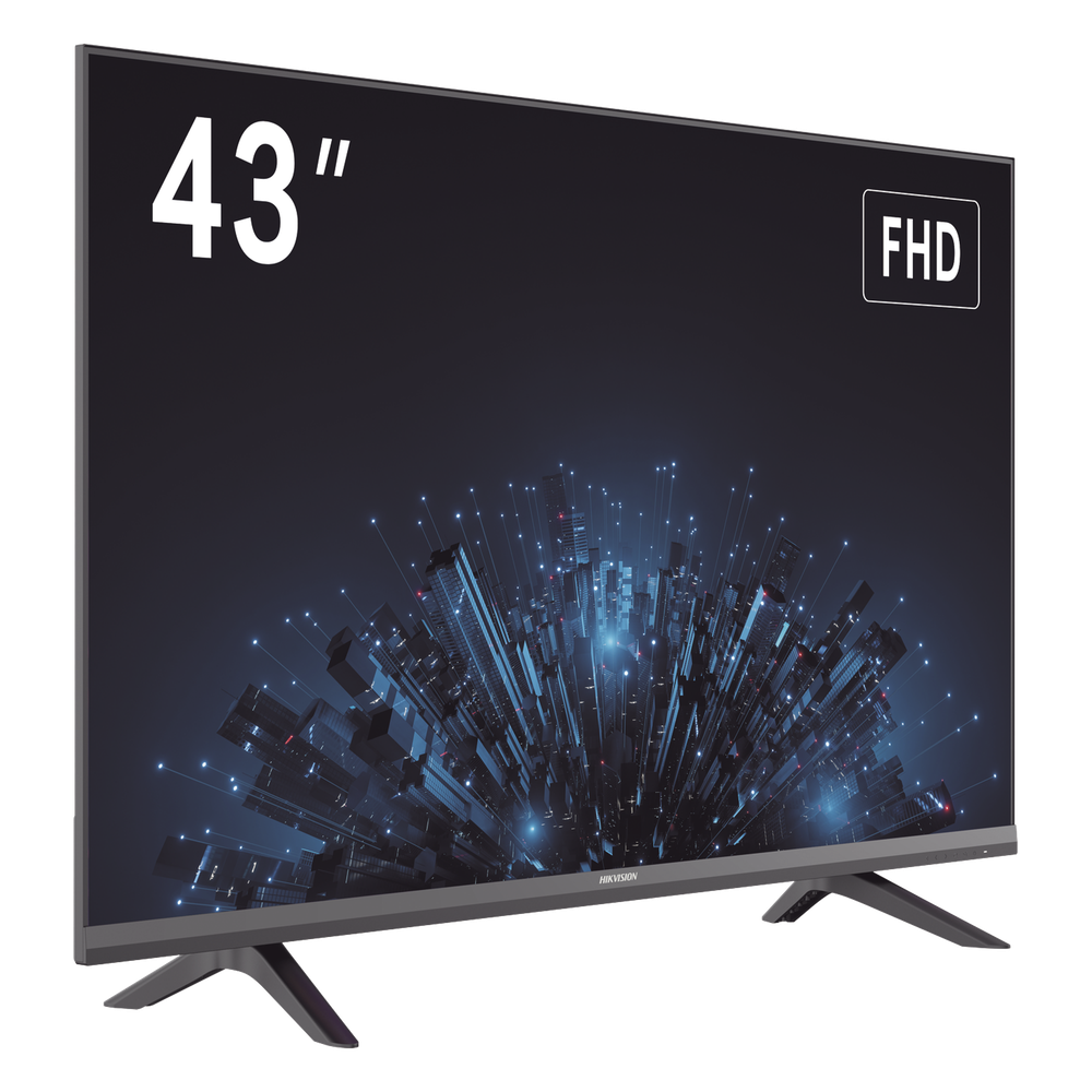 Monitor LED Full HD 43" / Ideal para Oficina y Hogar / Uso 24-7 / Entrada HDMI/VGA/USB / Compatible con Montaje VESA (200 X 200) / Bocinas Integradas