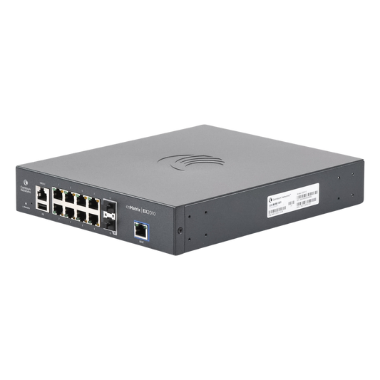 Switch inteligente cnMatrix EX2010 capa 3 de 13 puertos (8 Ethernet Gigabit, 2 SFP, 1 consola, 1 MNGMT, 1 USB) administración desde la Nube
