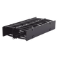 Organizador de Cable Horizontal RouteIT, Doble, Para Rack de 19in, 4in de profundidad, 2UR