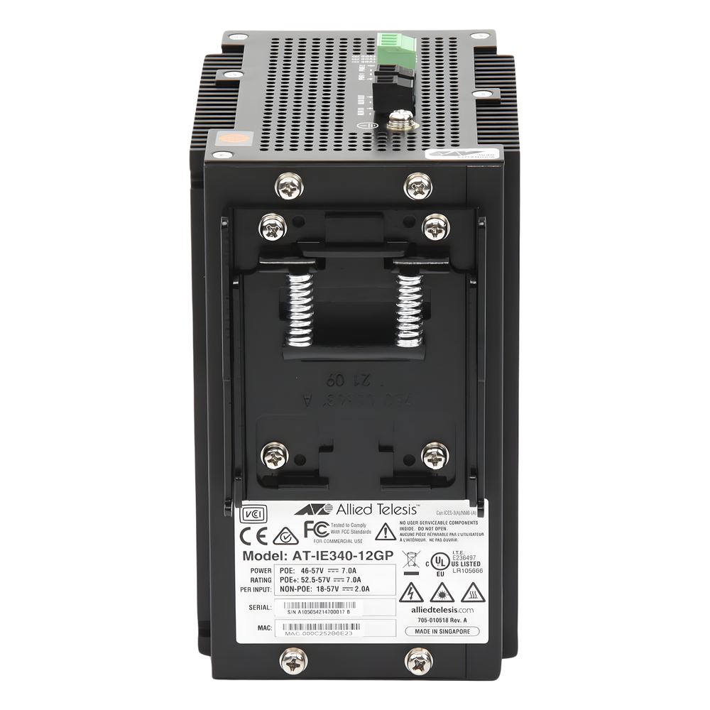 Switch Industrial PoE+ Capa 3 D/8 Puertos 10/100/1000 PoE af/at, 4 x SFP (TAA)