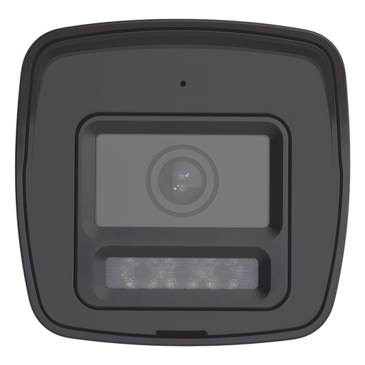 [Audio Bidireccional + Dual Light + ColorVu] Bala TURBOHD 3K  (5 Megapixel) / Lente 2.8 mm Angulo de vision 112° / 30 mts IR EXIR + 20 mts Luz Blanca / Micrófono y Bocina Integrado / Exterior IP67 / Metal / dWDR