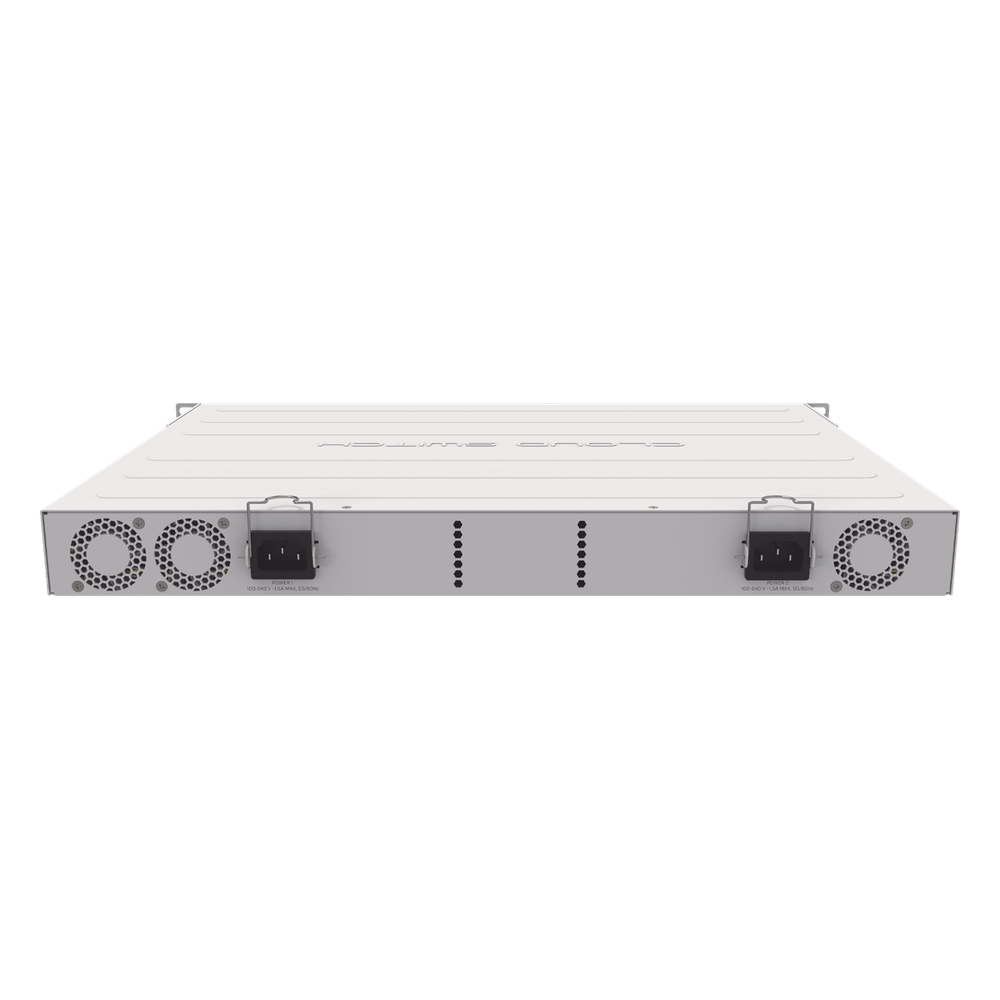(CRS354-48G-4S+2Q+RM) Cloud Router Switch 48 puertos Gigabit Ethernet, 4 puertos SFP+ 10G, 2 puertos QSFP+ 40G, Montaje en Rack