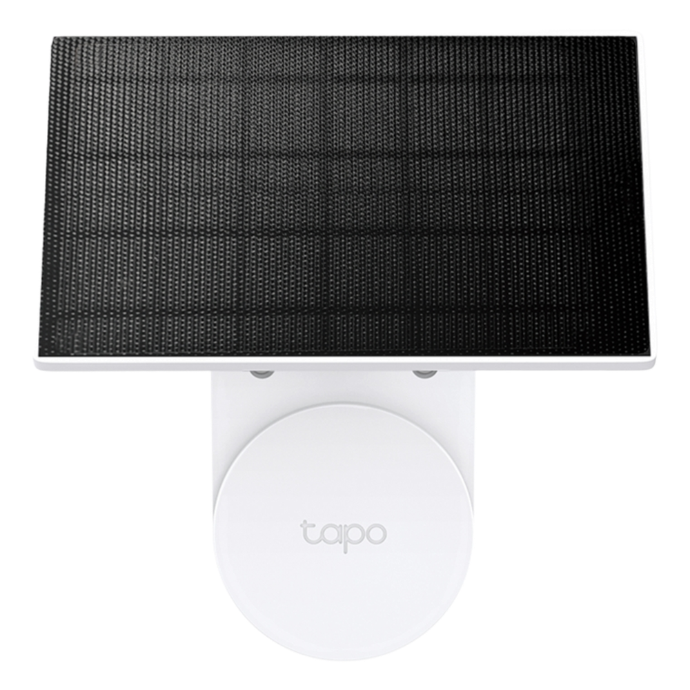 Panel Solar / 2.5 W Máximo / 5.2 V Voltaje / IP65 / Cable 4 m (13.1 ft) / Compatible Cámaras Tapo / Tipo-C + Micro USB / Montaje Ajustable